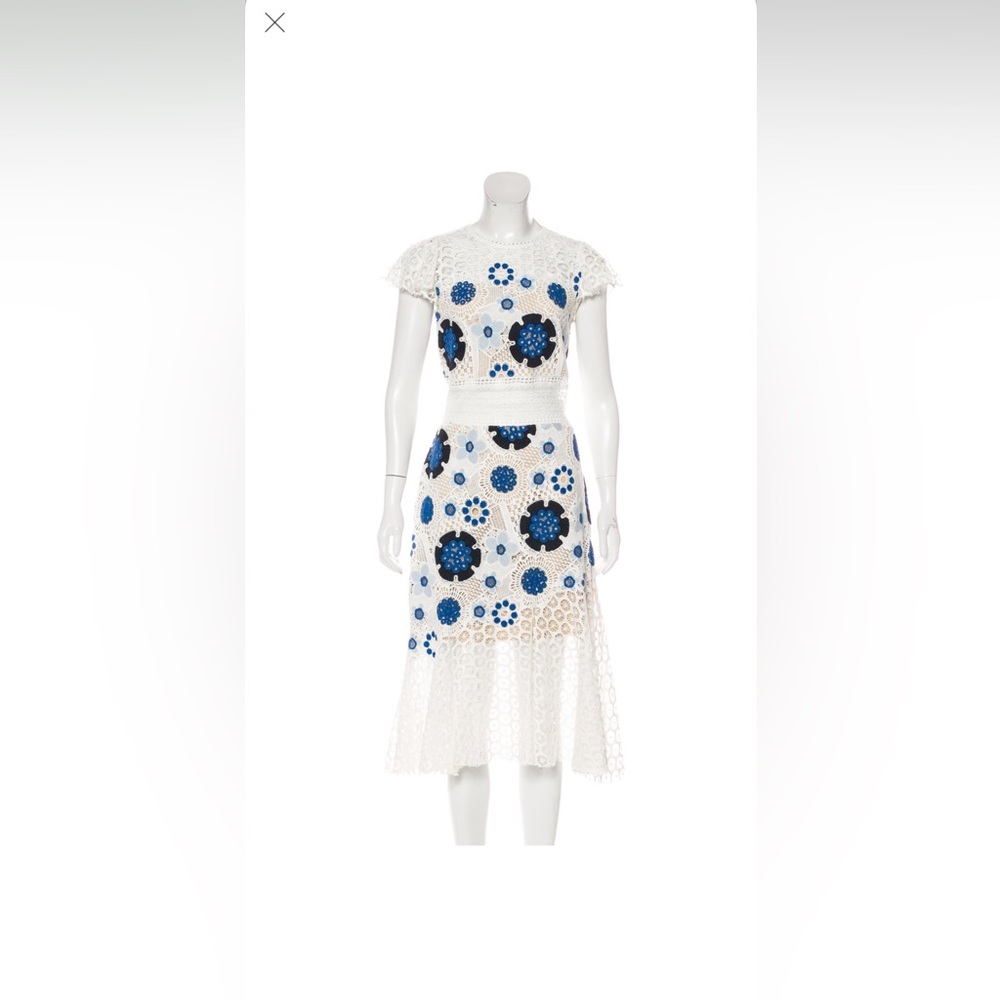 Sea New York white lace dress